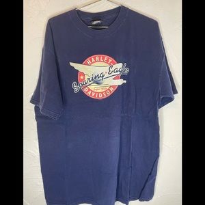 Harley Davidson Mens TShirt Super Glide Navy Sz XL